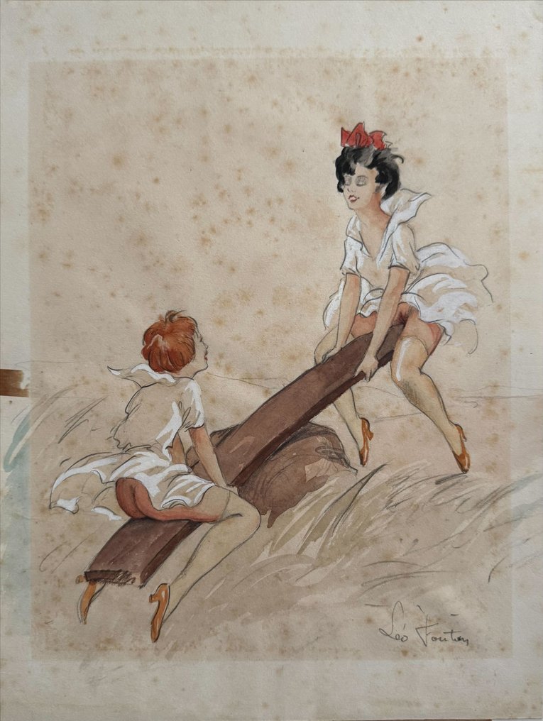 Léo Fontan (1884-1965) - Au Revoir la Balançoire #1.0