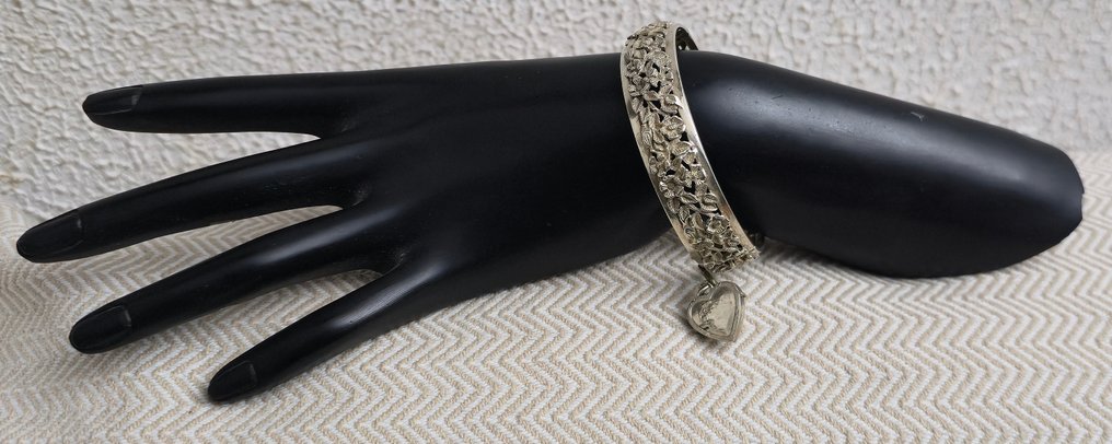 没有保留价 - 手镯 银, 现代主义艺术新风格,现代风格,青年风格,19世纪古董,复古,金工艺,金匠 #1.0