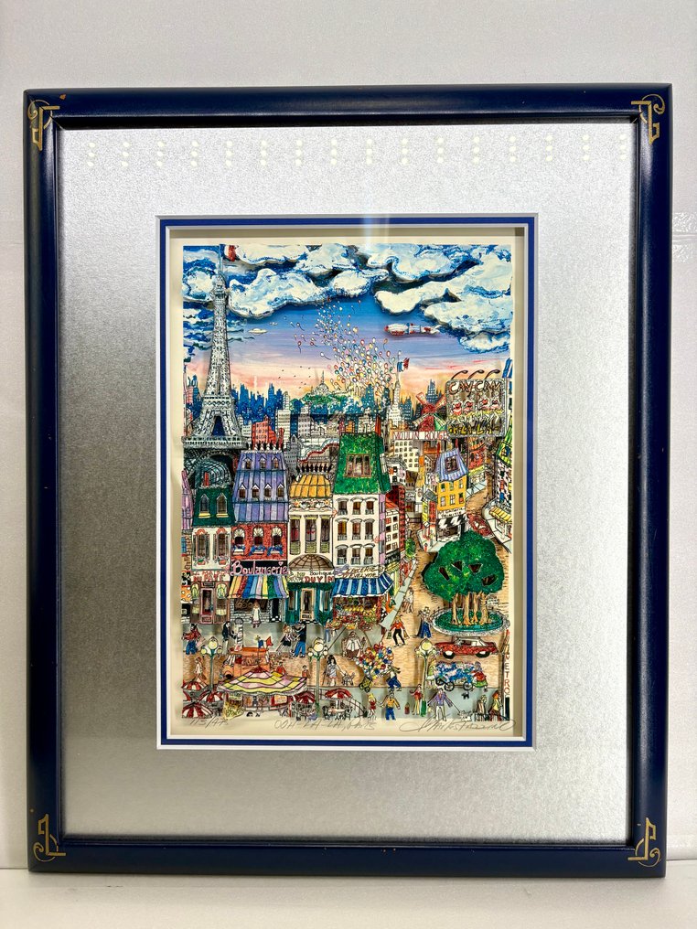 Charles Fazzino (1955) - OOH LA LA, LA Paris #1.0