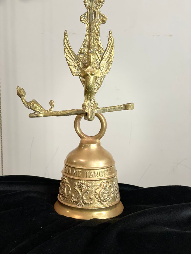 Ringeklokke - Gotisk messing pultklokke #1.0