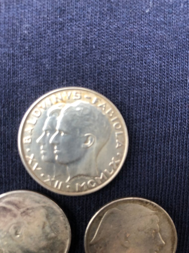 Βέλγιο. Boudewijn. Franc 5 stuks 1949/1960 (χωρίς τιμή ασφαλείας) #4.3