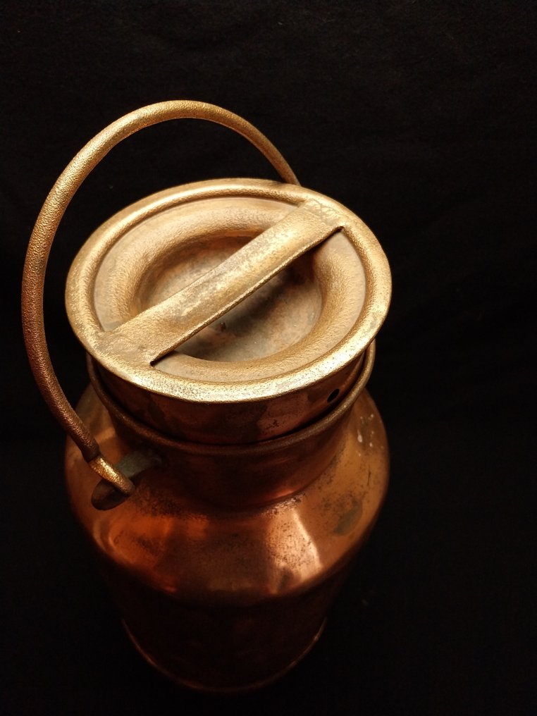 Lattiera - Rame - Brocca di latte in rame rosso #2.1