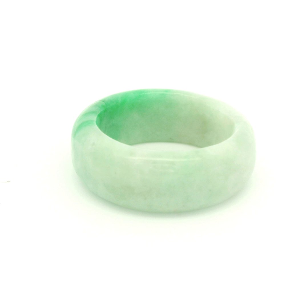 Jade - NGTC Certified Natural Jadeite Ring - Ring #1.0