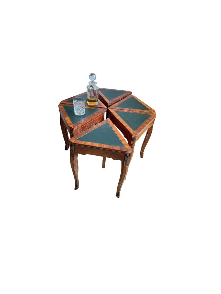 Nesting tables (6) - Wood, Leather #3.2