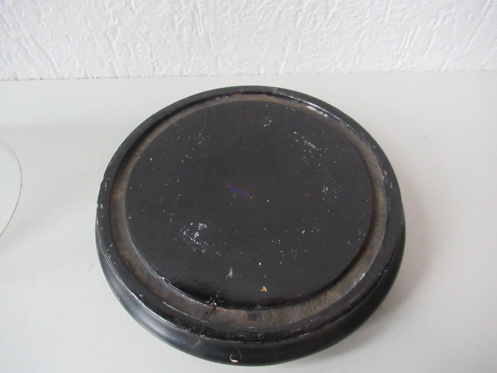 Klokkekrukke - Glas og træ - 1900-1910 #4.3