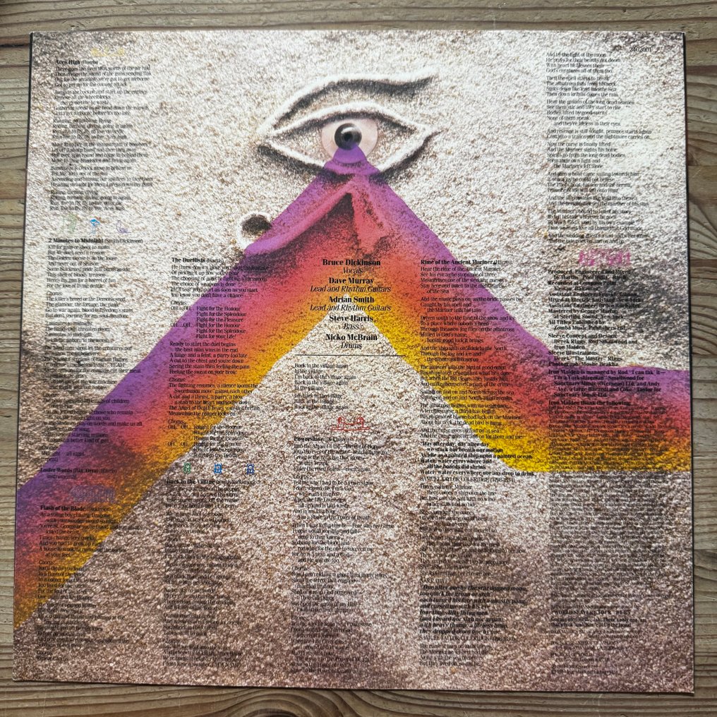 Iron Maiden - Powerslave [First pressing] - LP - 第1次立體聲按壓 - 1984 #3.2