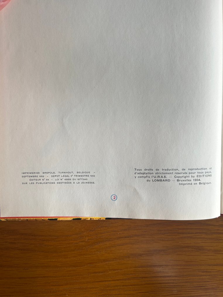 Blake & Mortimer T3 - Le Mystère de la Grande Pyramide 1 - C - 1 Album - Neuauflage - 1959 #4.3