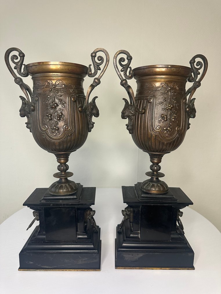 Vase (2) - Marmor, Råzink #4.3