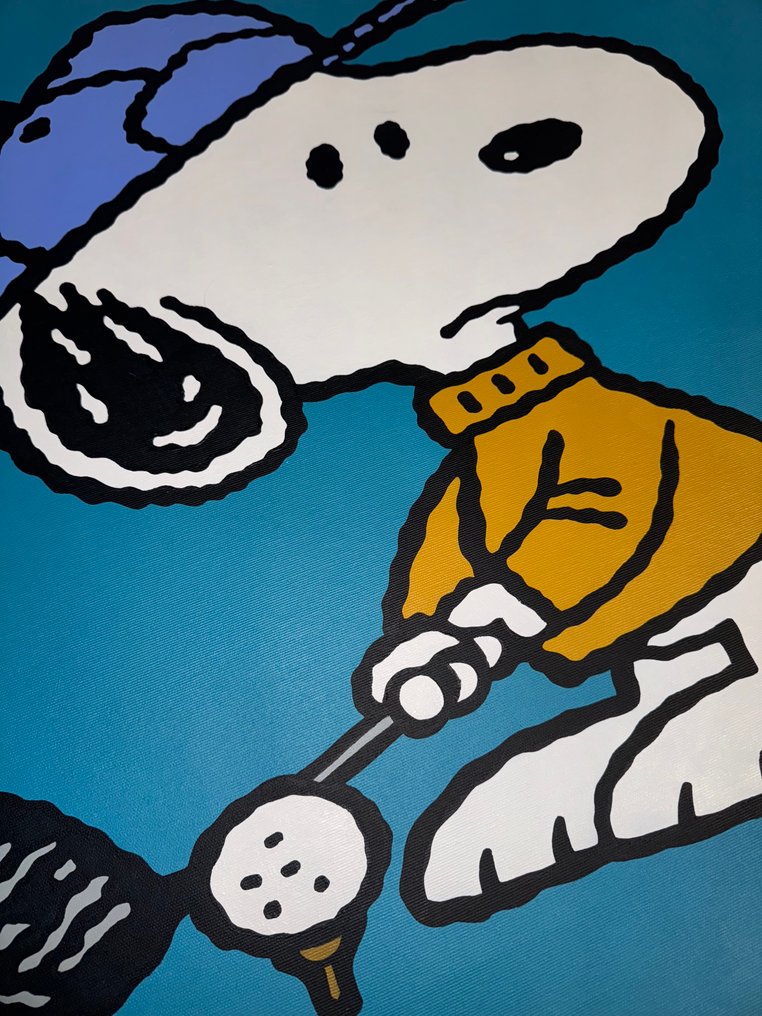isem (1985) - Snoopy X Golfing day (size XL : 95x70cm 100% hand paint) #1.0