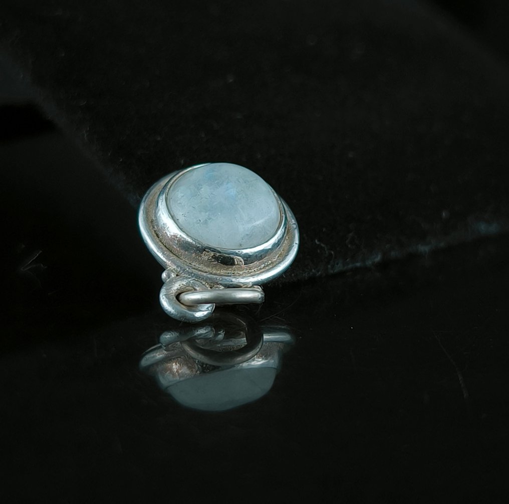 Φεγγαρόπετρα Κρεμαστό κόσμημα - Ύψος: 20 mm - Πλάτος: 13 mm- 2.03 g - (1) #2.1