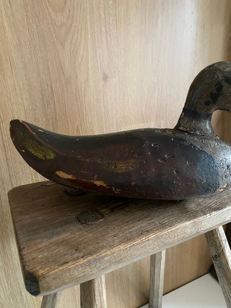 Duck decoy - Antieke lokeend - Wood #3.2