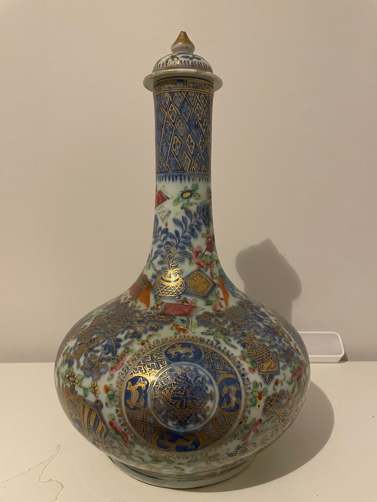 Vaas - Porselein - China - Qianlong (1736-1795) (Zonder minimumprijs) #1.0