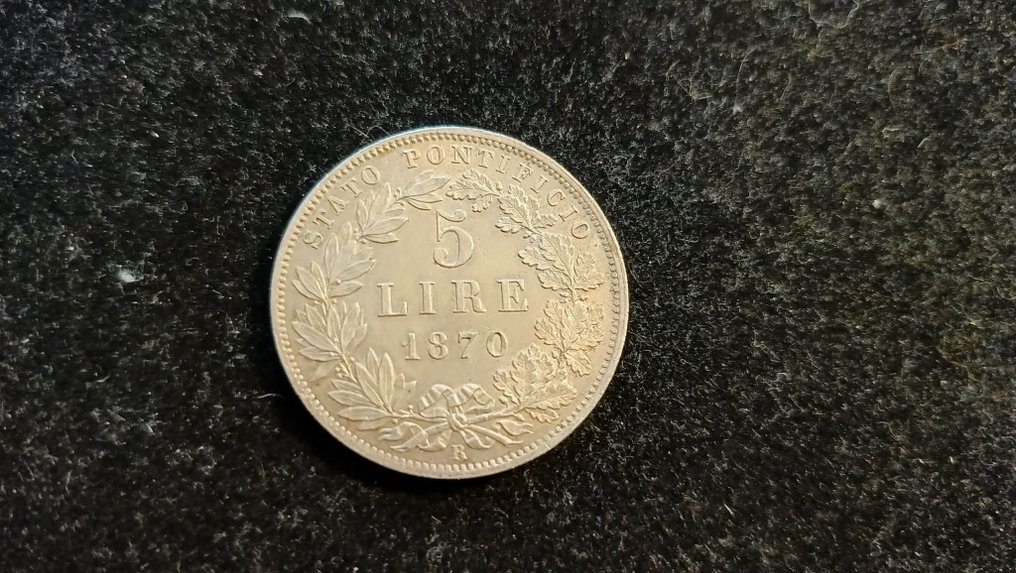 Italië, Pauselijke Staat Pio IX. Scudo 1870 (Zonder minimumprijs) #1.0