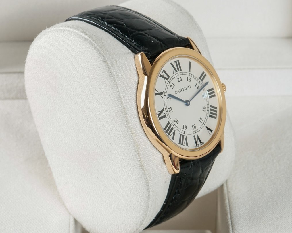 Cartier - Ronde Solo  De Cartier - 18K  Gold - Date - 3602 - Άνδρες - 2010-2020  #3.2