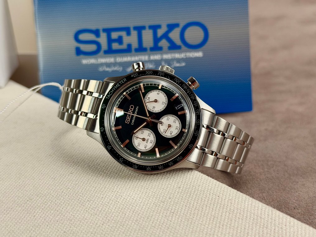 Seiko - Chronograph Date Green - SSB481P1 - Bărbați - 2020+ #4.3