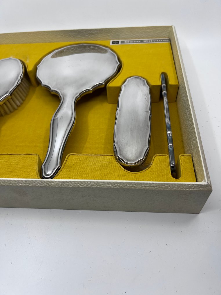 gero - georg Nilsson - 梳妝台套裝 (4) - 鍍銀 - verzilverd 套装 #1.0