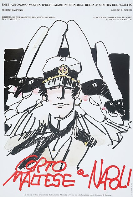 Pratt, Hugo - 4 Poster - Corto Maltese - Pratt 4 poster Corto Maltese #2.1