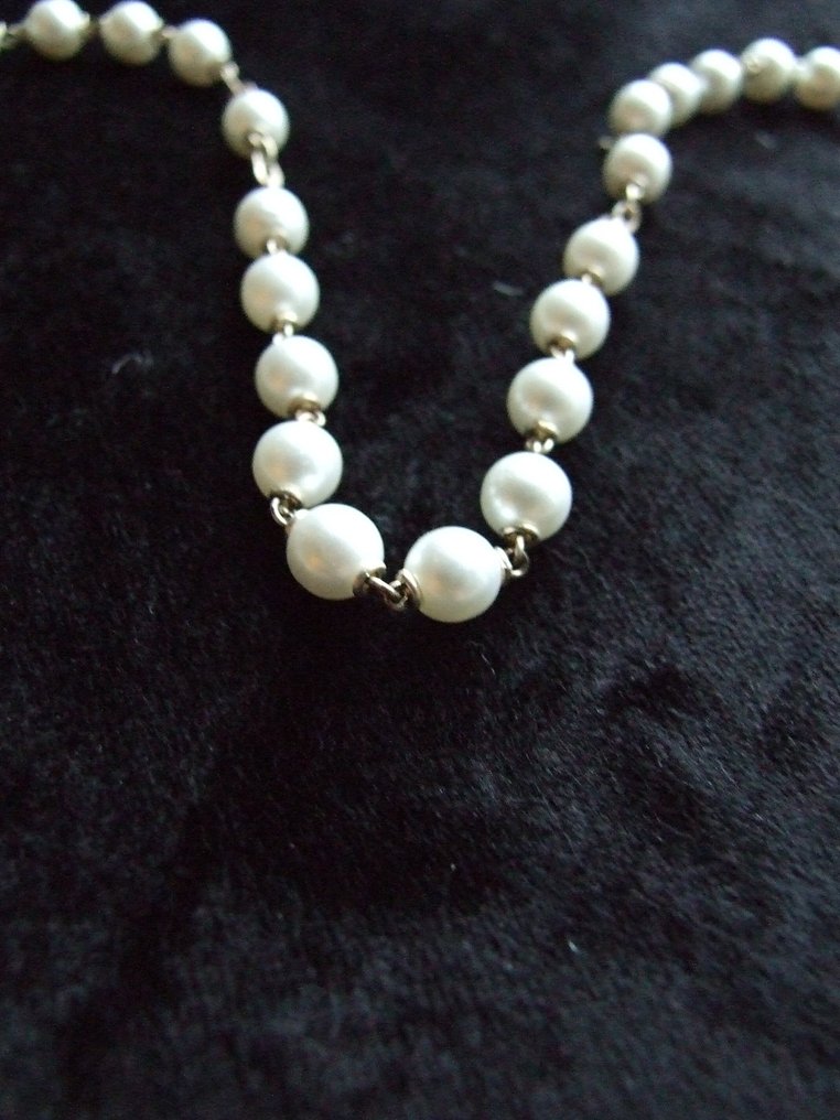 Paus Johannes Paulus II - Zeldzame rozenkrans uit privé-audiëntie - Met doosje - Metal, Silverplated - 1980-1990 #4.3