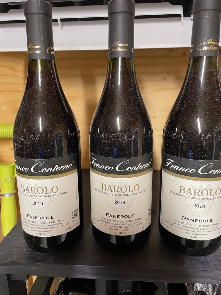 2019 Franco Conterno, Panerole - Barolo DOCG - 3 Butelki (0,75l) #1.0