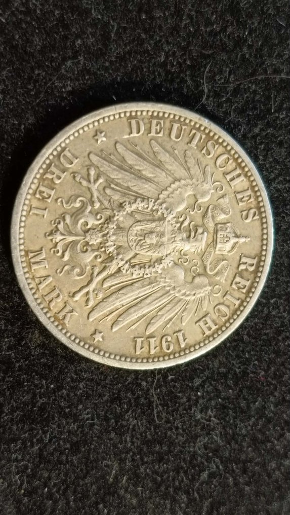 Alemanha, Império 3 Mark 1911 (Sem preço de reserva) #2.1
