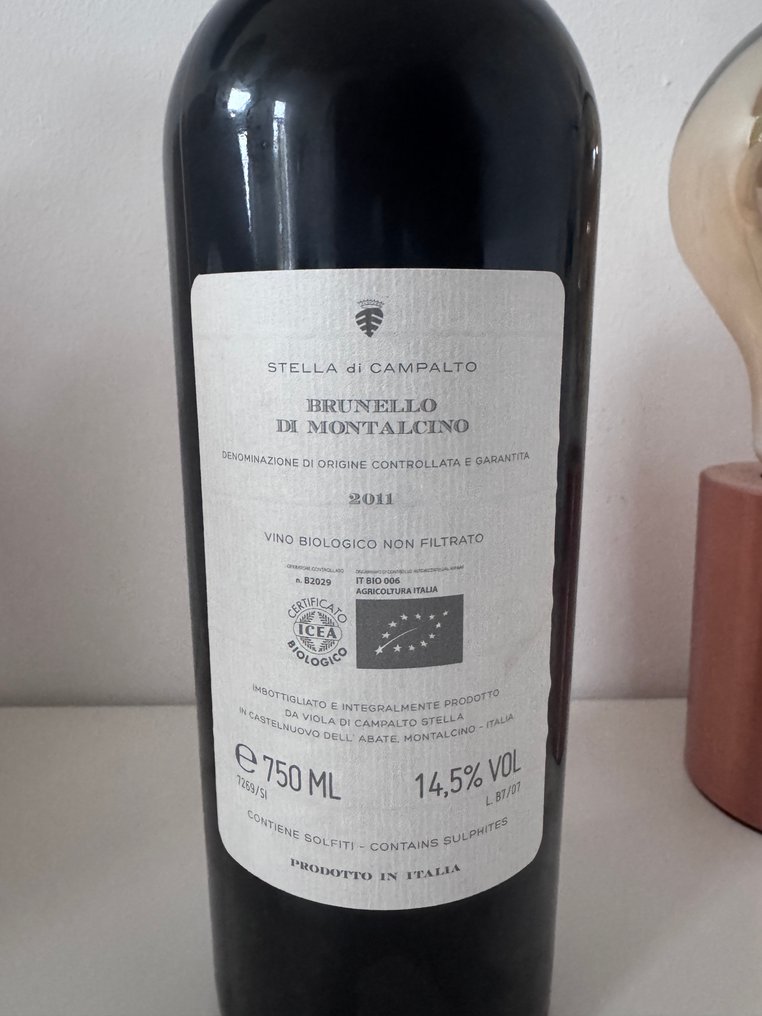 2011 Stella di Campalto, Benedetta - Μπρουνέλο ντι Μονταλσίνο - 1 Φιάλη (0,75L) #2.1