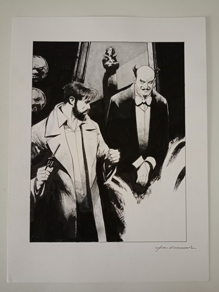 Roi, Corrado - 1 Original drawing - Dylan Dog - "666" #1.0