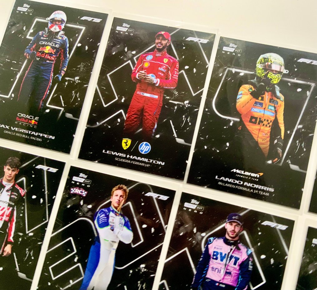 2025 Topps Formula 1 Max Verstappen, Lewis Hamilton All 57 cards Lights Out Complete set - Near Mint (NM) #4.3