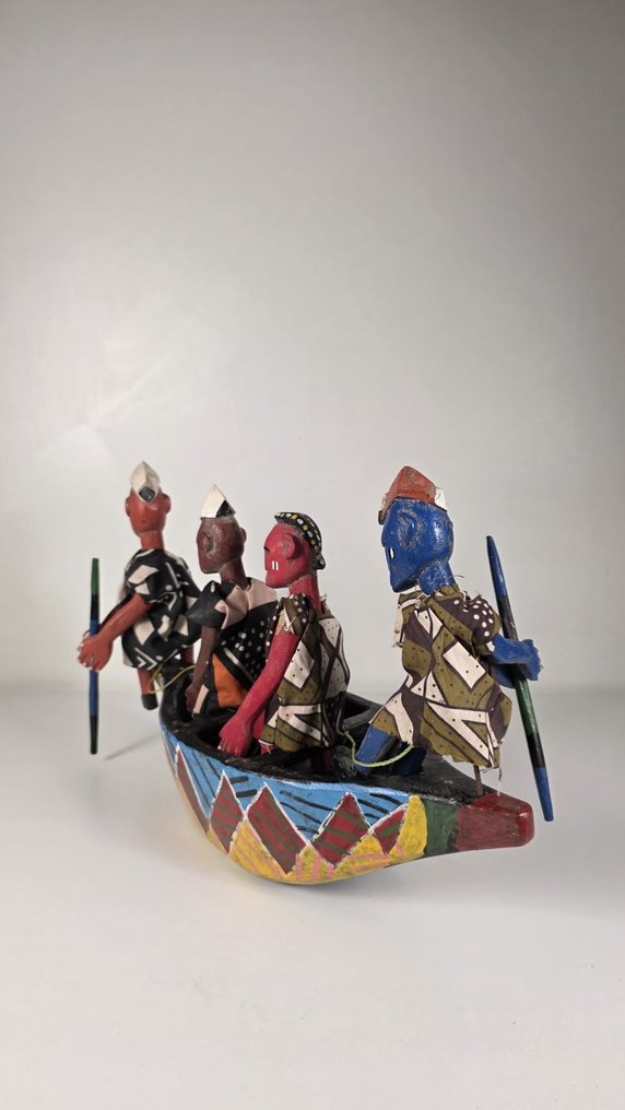 Puinen pirogue - Sénoufo - Norsunluurannikko (Ei pohjahintaa) #2.1