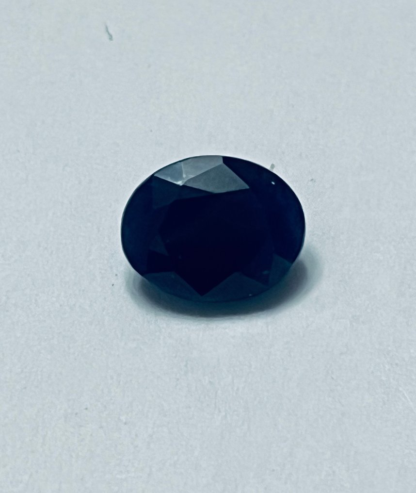 Ingen mindstepris - 1 pcs Blå Safir - 3.38 ct - Antwerp Laboratory for Gemstone Testing (ALGT) #2.1
