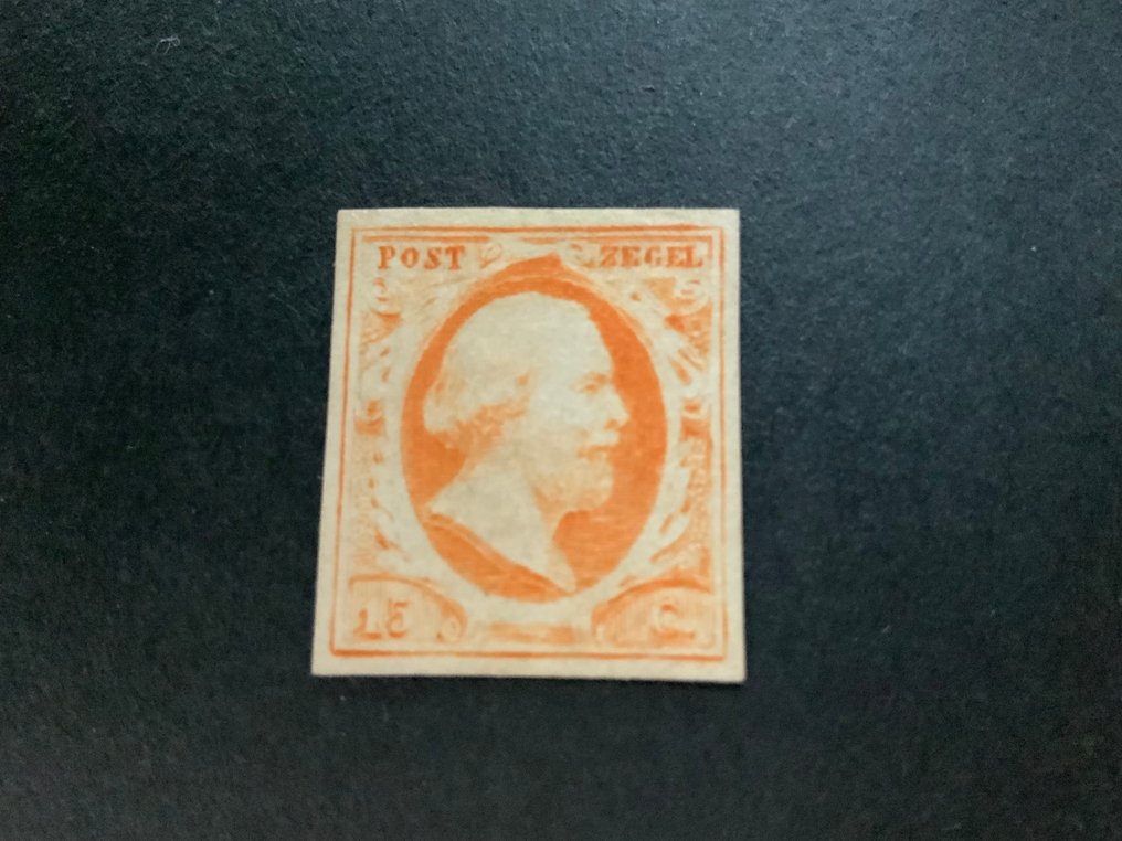 Netherlands 1852/1852 - King Willem III - nvph 3 unused - Nederland #1.0