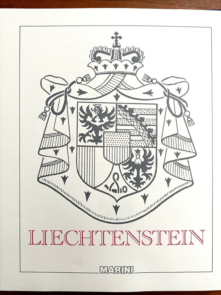 Liechtenstein 1973/1996 - Collezione del periodo con Foglietti e Servizi su album Marini MNH** - No Reserve Price #1.0