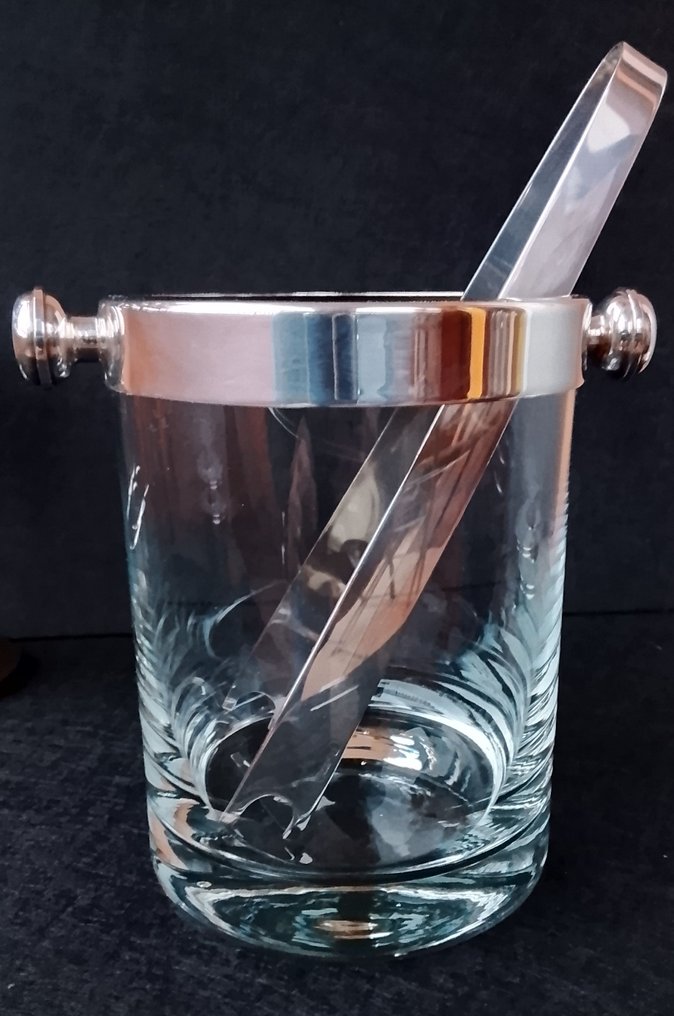 Christofle, Fleuron, Gallia - Ice bucket (6) - Silverplated #1.0