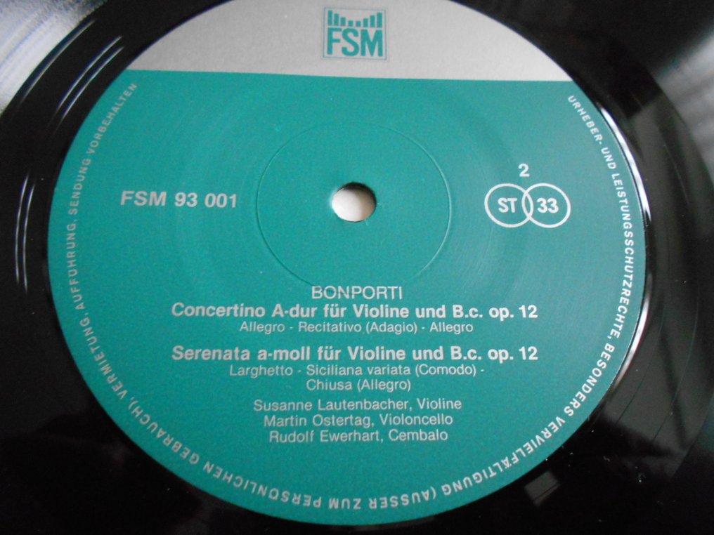 Francesco Bonporti - 多位藝術家 - Curated Collection of Italian Composers: Scarlatti, Tartini etc. 6 boxsets, 17 lps - 多個標題 - LP 專輯(多個) - 1974 #4.3