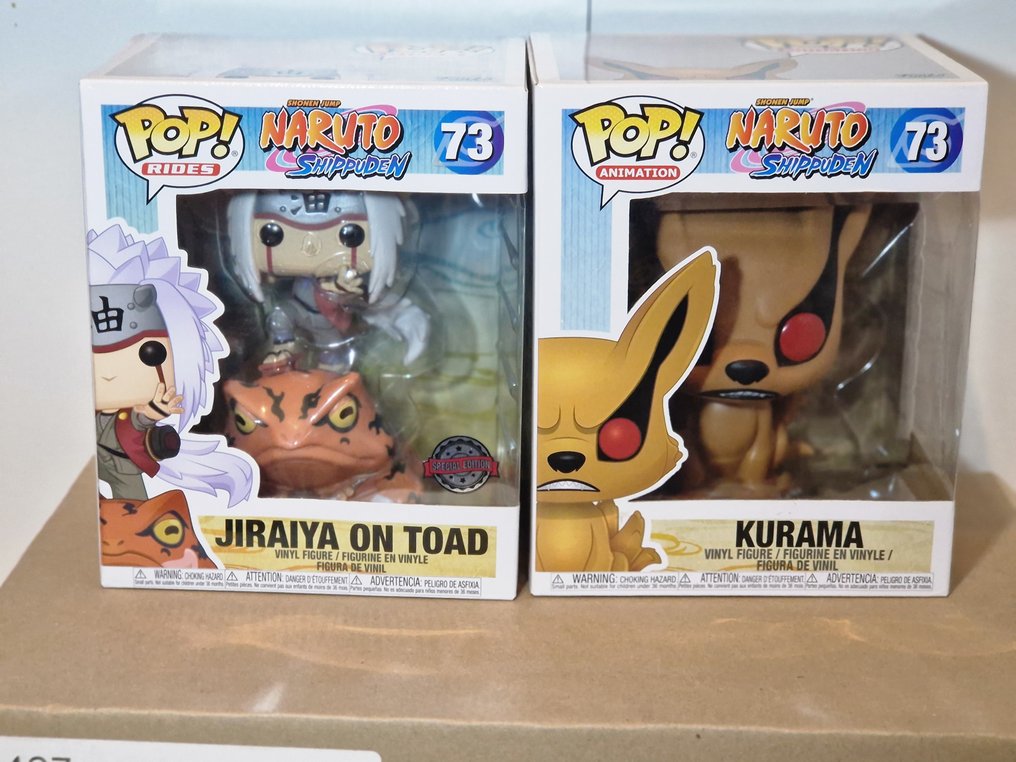 Funko - Funko Pop Funko Pop Naruto Shippuden- Jiraiya On Toad #73 & Kurama #73 Funko Exclusive - 2020+ - 美國 #1.0