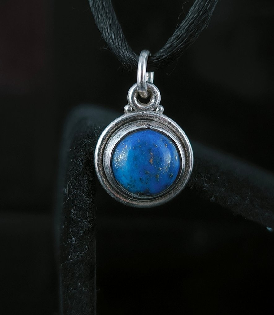 Lapislázuli Κρεμαστό κόσμημα - Ύψος: 20 mm - Πλάτος: 13 mm- 1.99 g - (1) #1.0