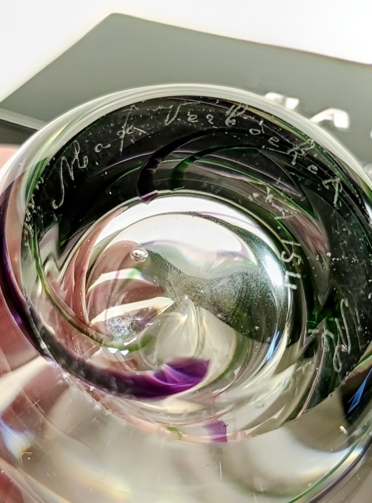 Kristalunie Maastricht - Max Verboeket - Vase - Crystal #4.3