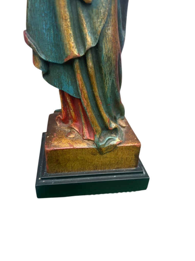 Εικόνα - Μαρία με το παιδί Ιησού - 34 εκ. - Ξύλο - 1940-1950 #3.2