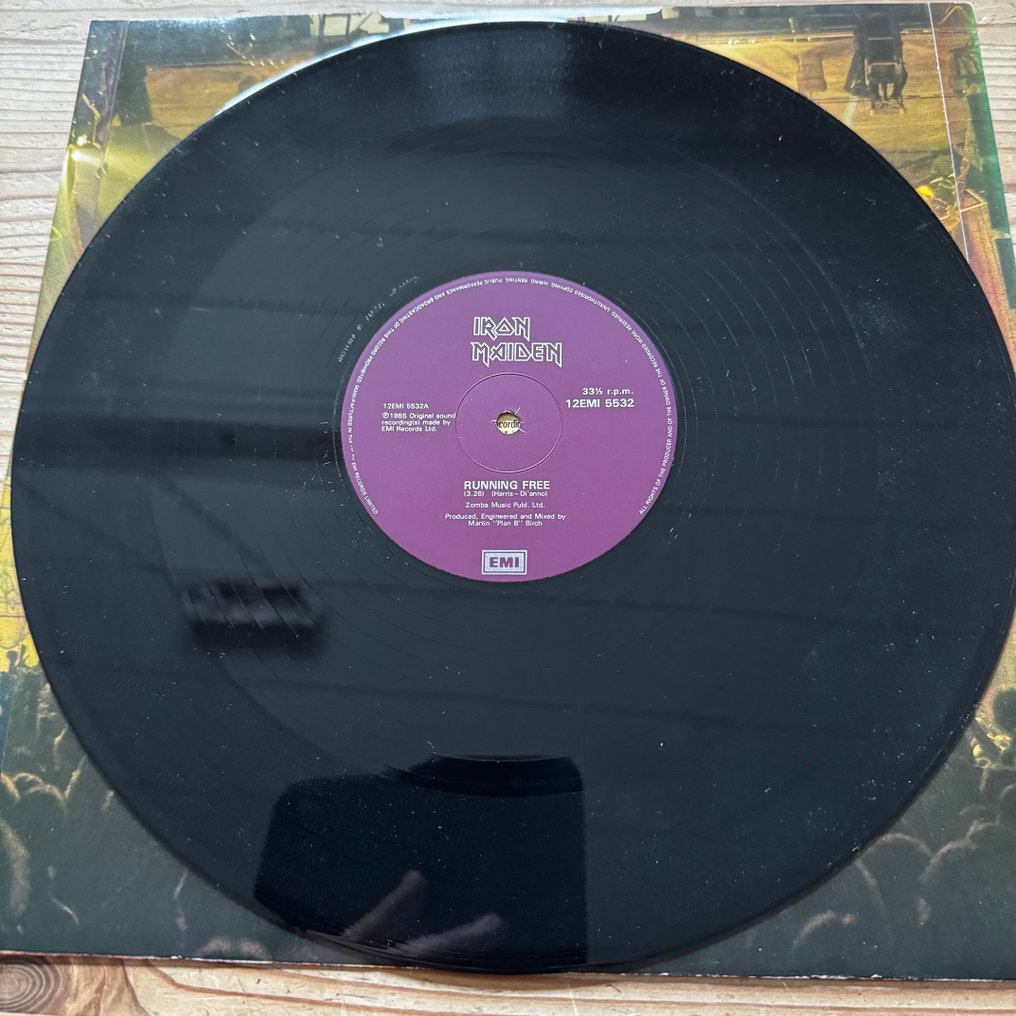Iron Maiden - Running Free [UK first pressing] - 黑膠唱片 - 1985 #2.1