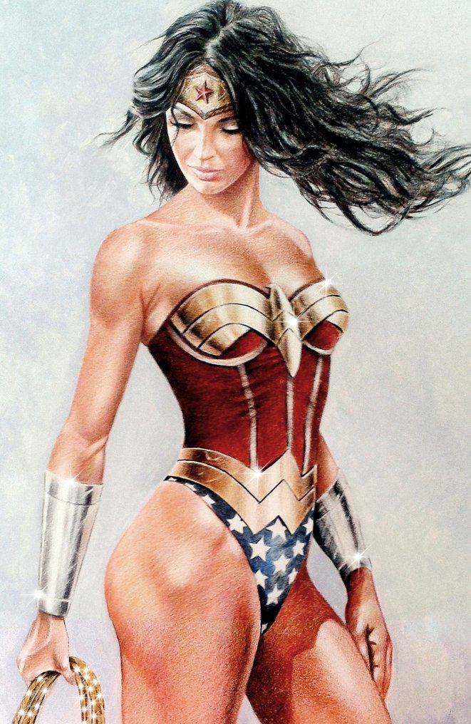 Oscar Garcia Calibos - Wonder Woman - WONDER WOMAN - Where the Winds of the Godesses Blow - Gicleé - Print #2.1