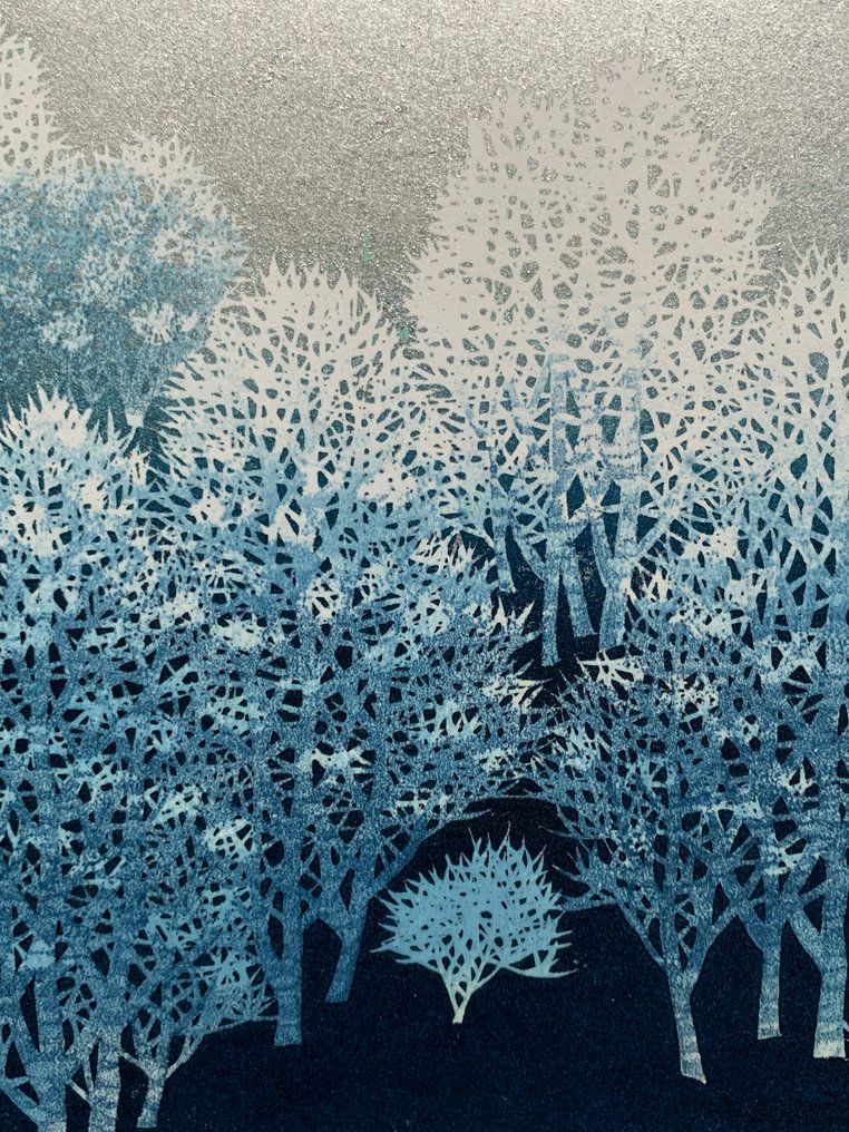 'Tree scene 159' - Signed and numbered by artist 40/200 - HajimeNamiki - Japan #3.2