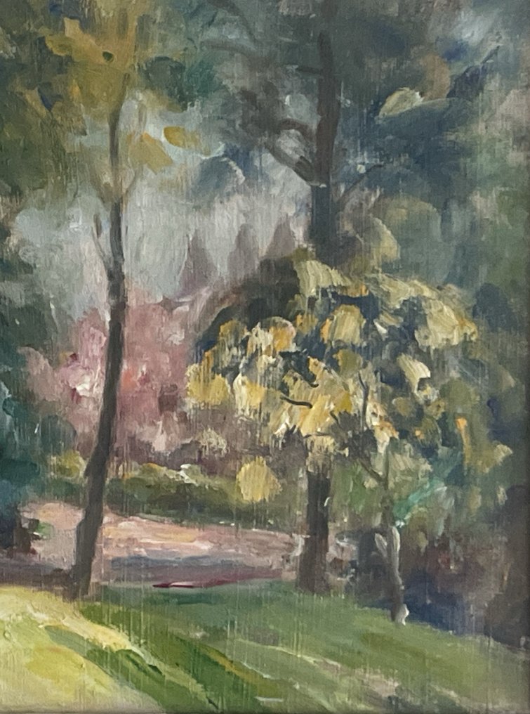 Lucien Dasselborne (1873-1962) - Le Parc - Jardin de la Reine #4.3