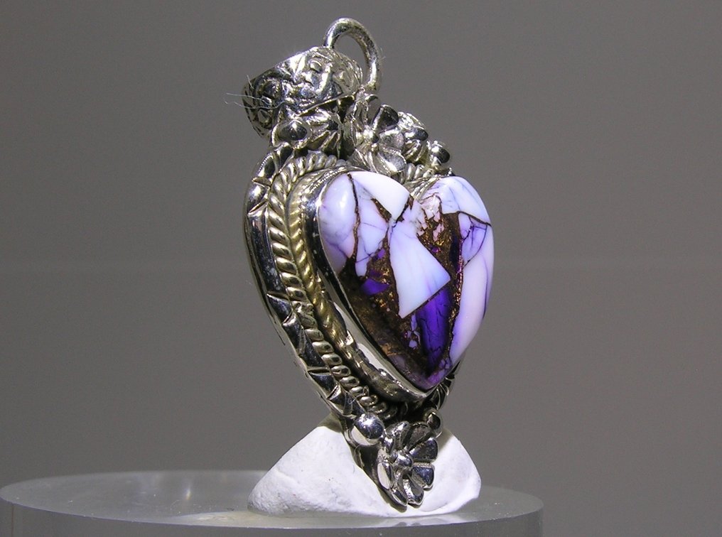 Turkis Vedhæng - Højde: 41 mm - Bredde: 23 mm- 8.23 g - (1) #4.3