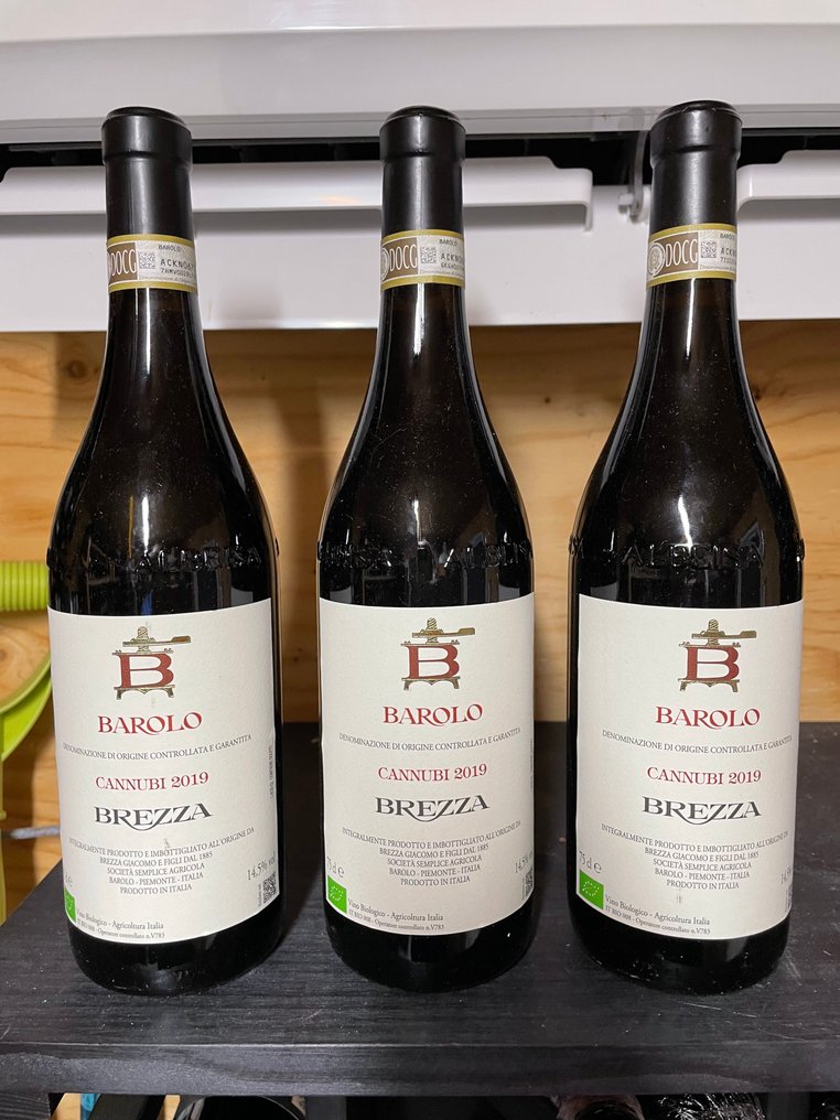 2019 Brezza Cannubi - Barolo DOCG - 3 Botellas (0,75 L) #1.0