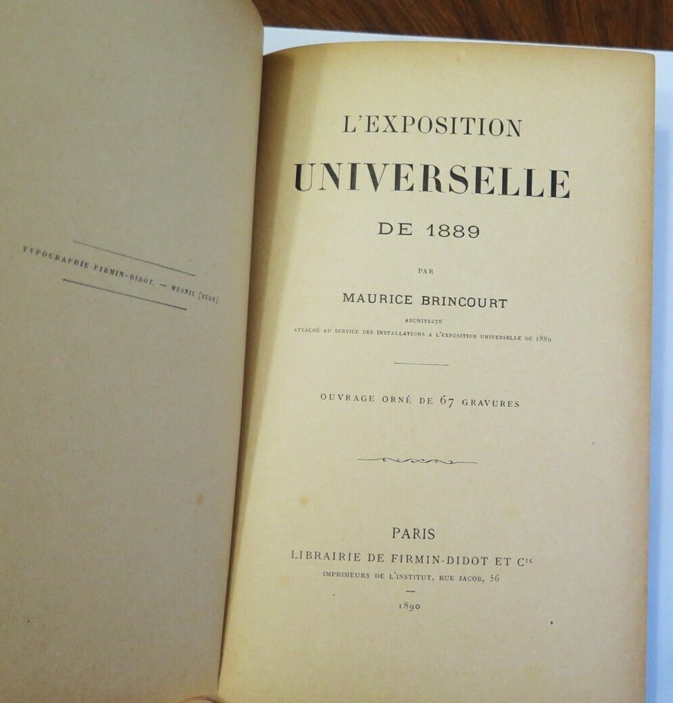 Maurice Brincourt - L'exposition universelle de 1889 - 1890 #4.3