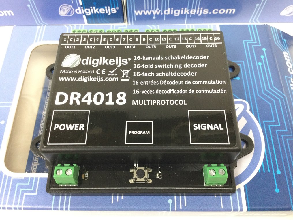 Digikeijs H0, N - DR4018 - Electronică (3) - Drie decodor de comutare cu 16 canale. #3.2