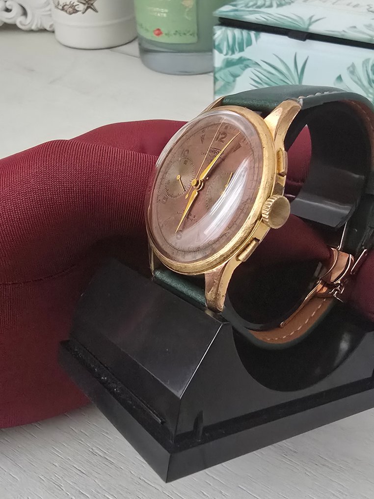 Aureole - Chronographe Suisse Landeron 48 - Senza prezzo di riserva - Uomo - 1950-1959  #2.1