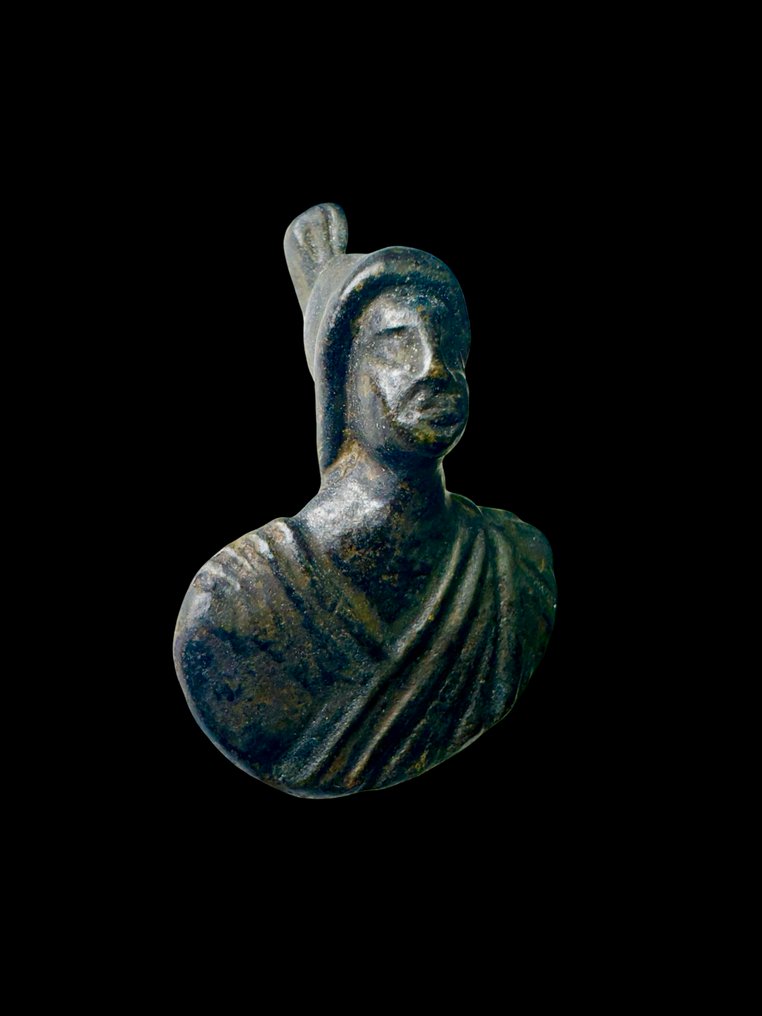 古罗马 黄铜色 半身像 - 42 mm #2.1