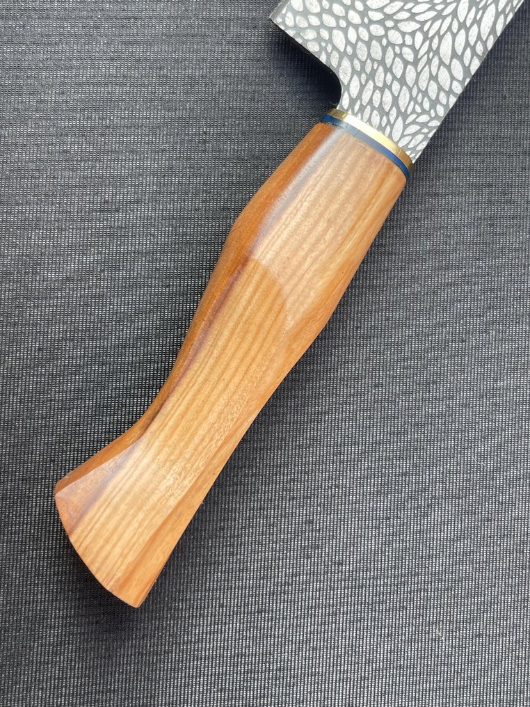 Μαχαίρι κουζίνας - R440 - Χάλυβας, Ορείχαλκος, Ξύλο - Ισπανία - μαχαίρι Gyuto σεφ #3.2