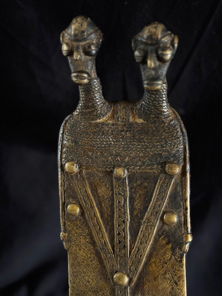 stool - Lobi stool with 2 heads - Lobi - Burkina Faso #3.2