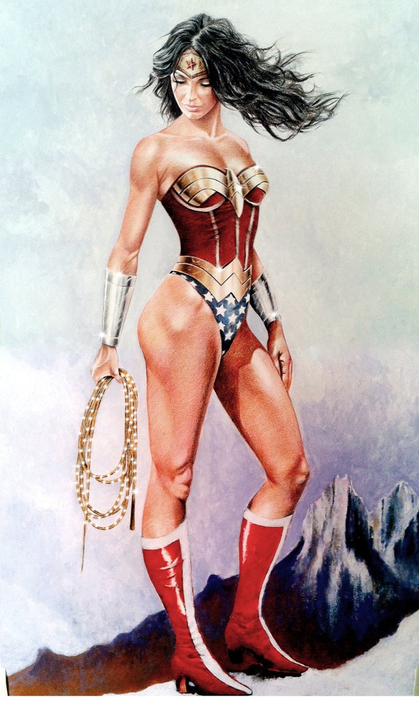 Oscar Garcia Calibos - Wonder Woman - WONDER WOMAN - Where the Winds of the Godesses Blow - Gicleé - Print #1.0